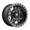 Fuel UTV D557 ANZA 15x7 Matte Black Gunmetal Ring Wheel with 4x156 Bolt Pattern and +13 Offset