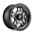 Fuel UTV ANZA 14x7 Matte Gunmetal Black Bead Ring Wheel - 4x156 Bolt Pattern, +13 Offset