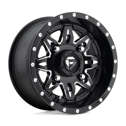 Fuel UTV D567 Lethal 14x7 Matte Black Milled Wheel with 4x156 Bolt Pattern and 132mm Center Bore