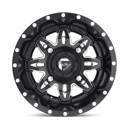 Fuel UTV D567 LETHAL 15x7 Matte Black Milled Off-Road Wheel for UTVs