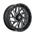 Fuel UTV Triton D581 18x7 Gloss Black Milled Wheel with 4x156 Bolt Pattern and +13 Offset