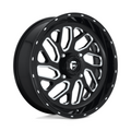 Fuel UTV D581 Triton 20x7 Gloss Black Milled Wheel with 4x156 Bolt Pattern and +13 Offset