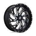 Fuel UTV D641 KOMPRESSOR 20x7 Gloss Black Milled Wheel with 4x156 Bolt Pattern and 13mm Offset