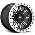 Fuel UTV D910 Hardline Beadlock Wheel - 15x7 Inches, Gloss Black Milled Finish, 4x137 Bolt Pattern, +38 Offset, 110.10 Center Bore