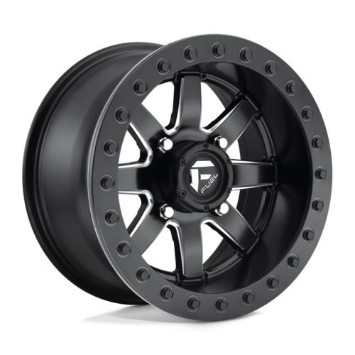 Fuel UTV D928 Maverick Beadlock Wheel - 15x8 Matte Black with 4x156 Bolt Pattern and 132mm Center Bore