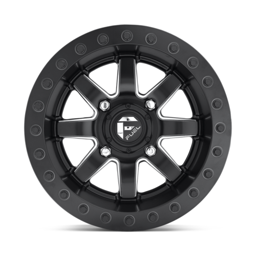 Fuel UTV D928 Maverick LT Beadlock Wheel - 15x10 Matte Black with 4x156 Bolt Pattern and 132mm Center Bore