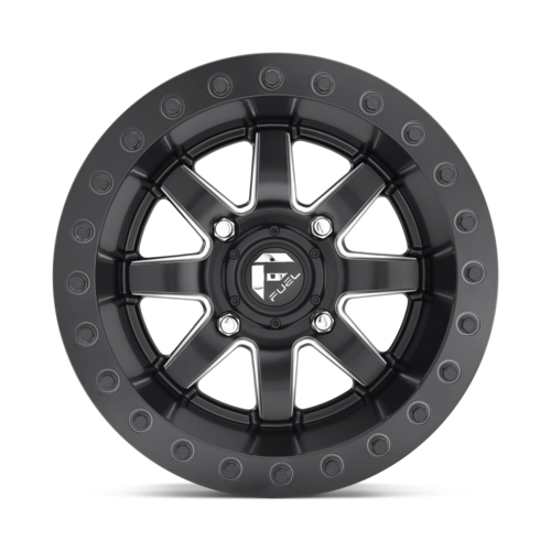 Fuel UTV D928 MAVERICK UTV Beadlock Wheel - Matte Black, 14x8, 4x156 Bolt Pattern, +0 Offset