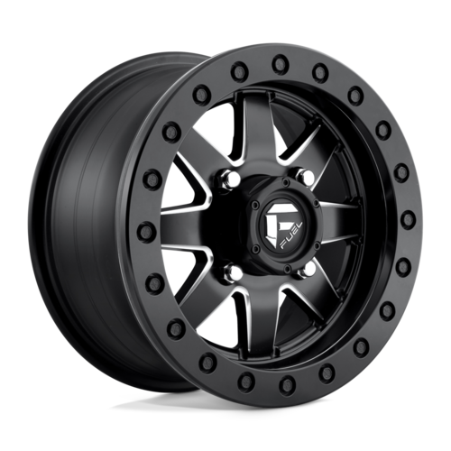 Fuel UTV D938 MAVERICK UTV Beadlock Wheel - 15x7, 4x137 Bolt Pattern, Matte Black Milled Finish