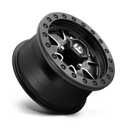 Fuel UTV D938 MAVERICK UTV Beadlock Wheel - 15x7, 4x137 Bolt Pattern, Matte Black Milled Finish