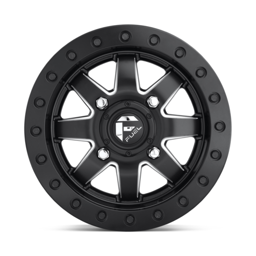 Fuel UTV D938 MAVERICK UTV Beadlock Wheel - 15x7, 4x137 Bolt Pattern, Matte Black Milled Finish