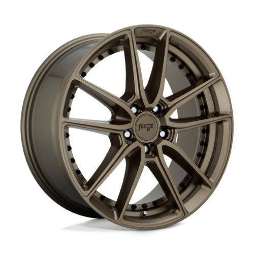 Niche 1PC DFS 18x8 Matte Bronze Alloy Wheel with 5x114.3 Bolt Pattern and +40 Offset