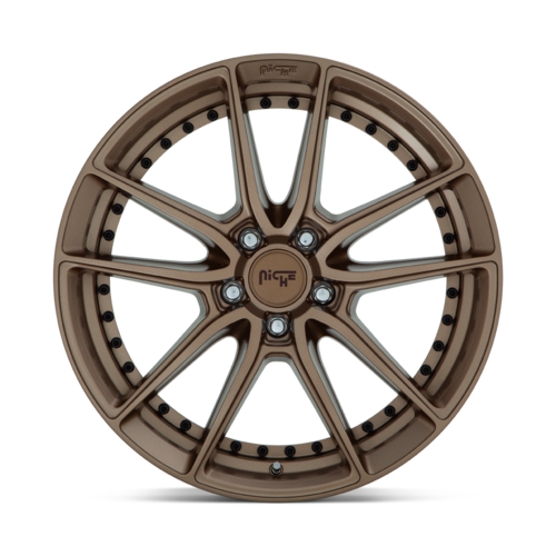 Niche 1PC DFS 18x8 Matte Bronze Wheel with 5x112 Bolt Pattern and 66.56mm Center Bore