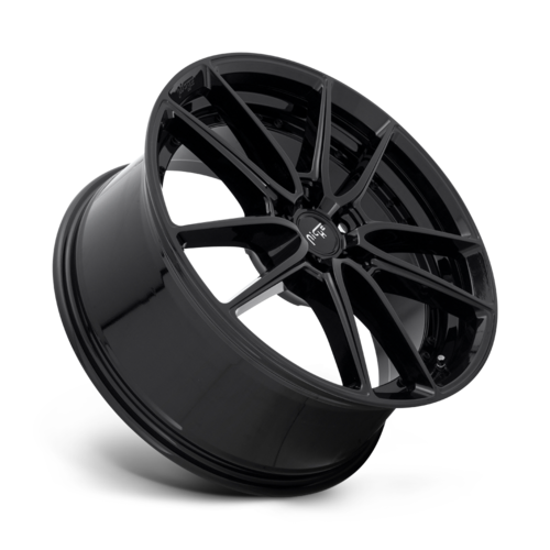 Niche 1PC DFS 19x8.5 Wheel with 5x120 Bolt Pattern, Gloss Black Finish, +35 Offset
