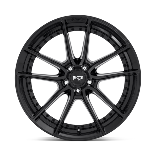 Niche 1PC DFS 18x8 Gloss Black Wheel with 5x114.3 Bolt Pattern and +40 Offset