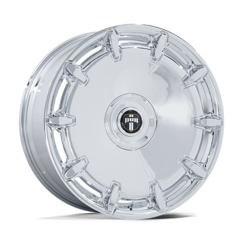 DUB 1PC DC271 CHEEF 26-Inch Chrome Off-Road Wheel with 10-Inch Width and 6x135/6x139.7 Bolt Pattern