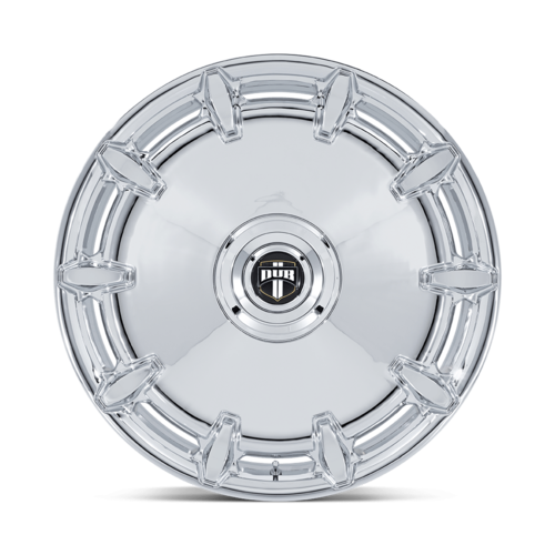 DUB 1PC DC271 CHEEF 26-Inch Chrome Off-Road Wheel with 10-Inch Width and 6x135/6x139.7 Bolt Pattern