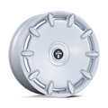 DUB 1PC Cheef 24x10 Inch Wheel with Silver Machined Finish – 6x135/6x139.7 Bolt Pattern, +30 Offset, 100.30 Center Bore