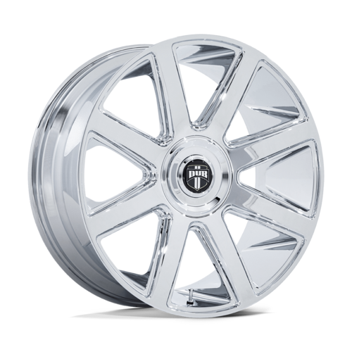 DUB 1PC DC273 Pull Chrome Wheel 24x10 with 5x115/120 Bolt Pattern and +15 Offset