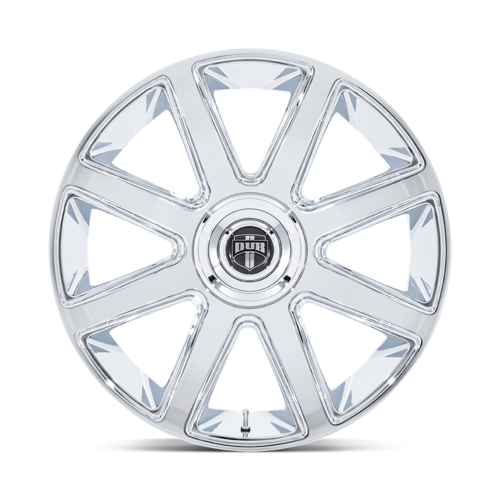 DUB 1PC DC273 Pull Chrome Wheel 24x10 with 5x115/120 Bolt Pattern and +15 Offset