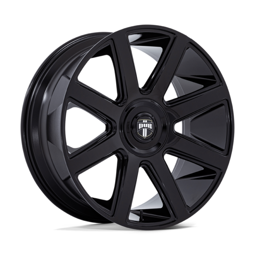 DUB 1PC DC273 Pull 26-Inch Gloss Black Wheel with 6x135/139.7 Bolt Pattern and 30mm Offset