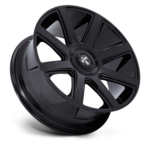 DUB 1PC DC273 Pull 26-Inch Gloss Black Wheel with 6x135/139.7 Bolt Pattern and 30mm Offset