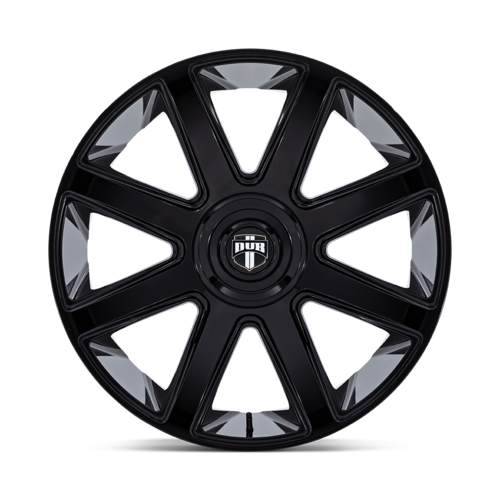 DUB 1PC DC273 Pull 26-Inch Gloss Black Wheel with 6x135/139.7 Bolt Pattern and 30mm Offset