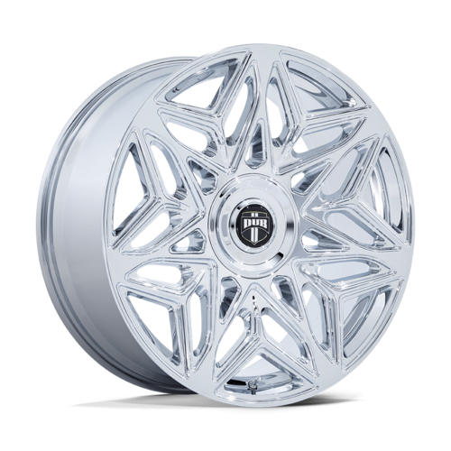 DUB 1PC DC274 ANOMALY 24-Inch Chrome Wheel with 10-Inch Width and 5x115/120 Bolt Pattern