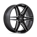 DUB 1PC S267 DIRTY DOG 26x10 Glossy Black Milled Wheel with 6x139.7 Bolt Pattern and +25 Offset