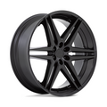 DUB 1PC S269 DIRTY DOG 26x10 All Matte Black Wheel with 6x139.7 Bolt Pattern and +25 Offset