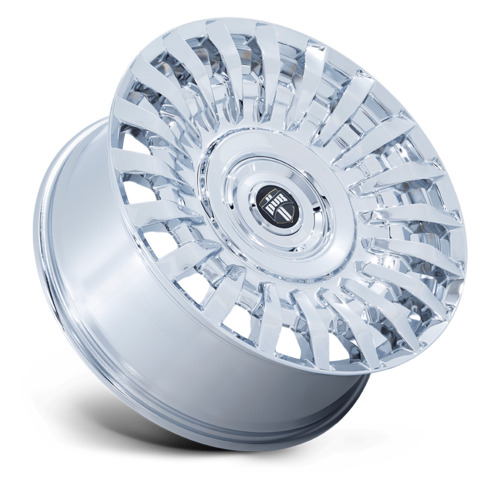 DUB 1PC DC272 HONCHO 22x9 Chrome Wheel with 5x108/5x114.3 Bolt Pattern and +38 Offset
