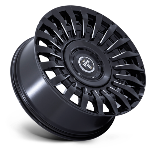 DUB 1PC DC272 HONCHO 24x10 Inch Gloss Black Milled Off-Road Wheel with 6x135/139.7 Bolt Pattern and +30 Offset