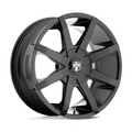 DUB 1PC S110 PUSH 22x9.5 Gloss Black Wheel with 5x112/5x127 Bolt Pattern and +32 Offset
