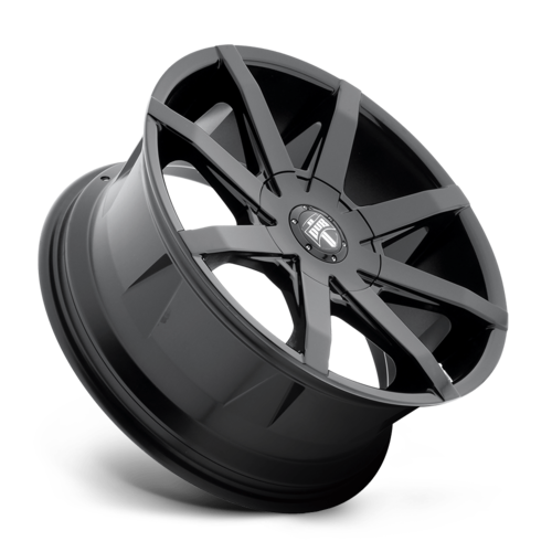 DUB 1PC S110 PUSH 24-Inch Gloss Black Off-Road Wheel with 6x135/6x139.7 Bolt Pattern and 87.10mm Center Bore