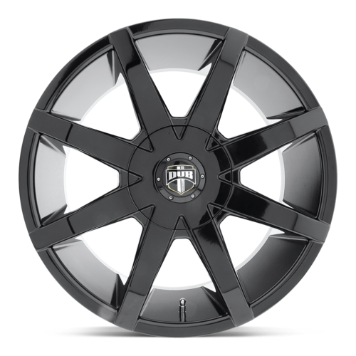DUB 1PC S110 PUSH 20x8.5 Gloss Black Alloy Wheel with 5x114.3/5x127 Bolt Pattern and +30 Offset
