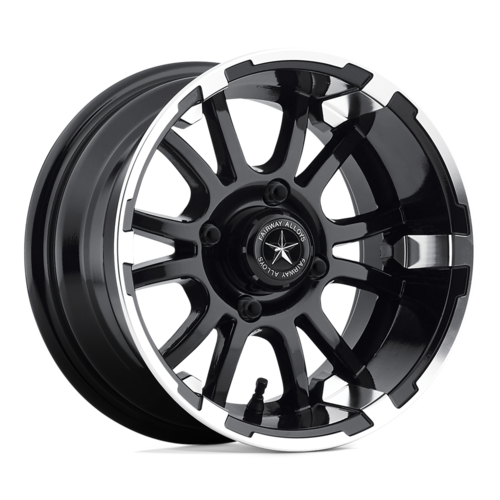 Fairway Alloys FA132 SIXER UTV 12x6.00 Machined Matte Black Wheel with -20mm Offset