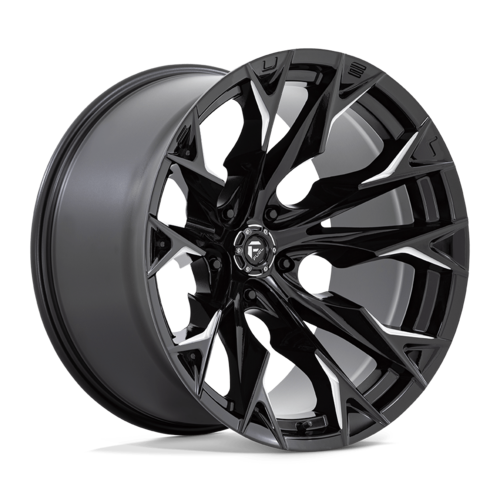 Fuel 1PC D803 Flame 22x12 Gloss Black Milled Wheel with -44 Offset and 5x127 Bolt Pattern