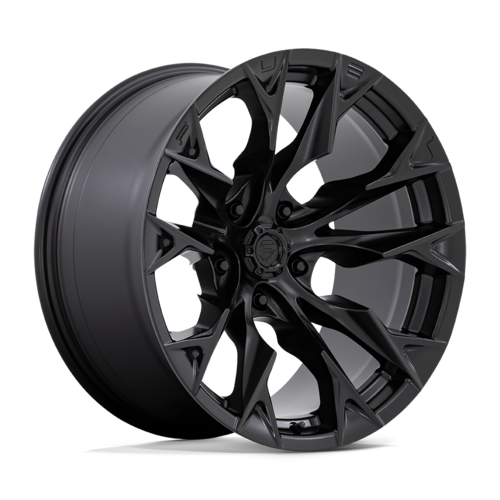 Fuel 1PC D804 Flame 20x10 Blackout Off-Road Wheel with 5x127 Bolt Pattern and -18mm Offset