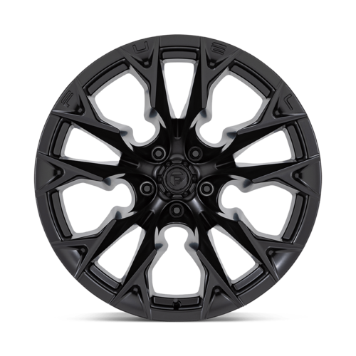 Fuel 1PC D804 Flame 20x12 Blackout Off-Road Wheel with 5x127 Bolt Pattern and -44mm Offset