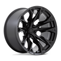 Fuel 1PC D804 Flame 22x12 Blackout Wheel with -44 Offset for 5x127 Bolt Pattern