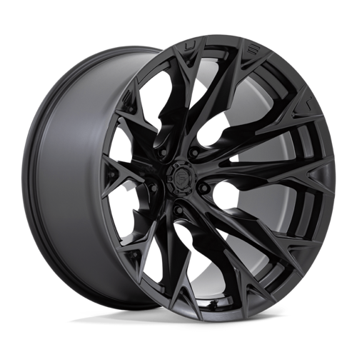 Fuel 1PC D804 Flame 22x12 Blackout Wheel with -44 Offset for 5x127 Bolt Pattern