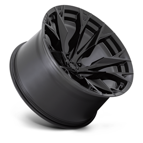 Fuel 1PC D804 Flame 22x12 Blackout Wheel with -44 Offset for 5x127 Bolt Pattern