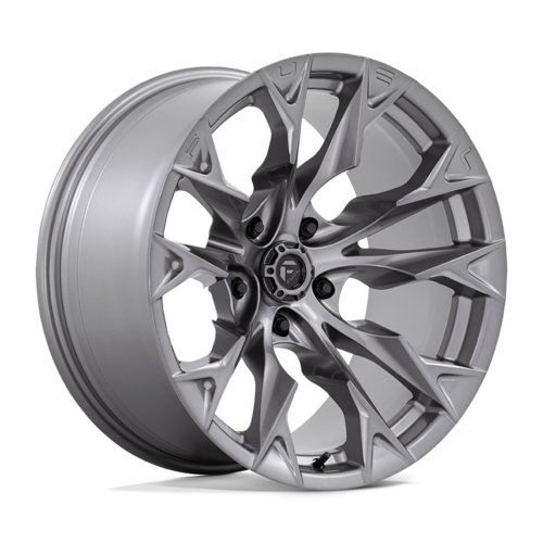 Fuel 1PC D806 Flame 20x10 Silver Platinum Alloy Wheel with -18 Offset and 5x127 Bolt Pattern