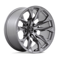 Fuel 1PC D806 Flame 20x10 Silver Platinum Alloy Wheel with -18 Offset and 5x127 Bolt Pattern