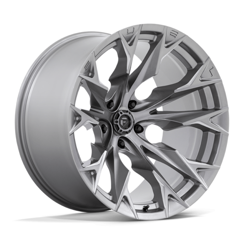 Fuel 1PC D806 FLAME 22x12 Silver Platinum Wheel with 5x127 Bolt Pattern and -44 Offset
