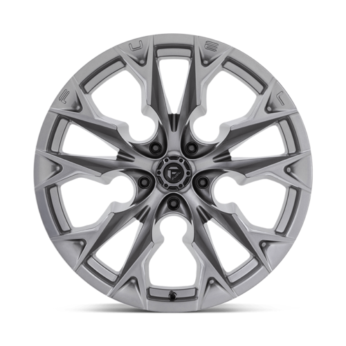 Fuel 1PC D806 FLAME 22x12 Silver Platinum Wheel with 5x127 Bolt Pattern and -44 Offset