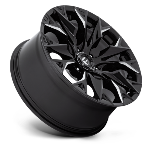 Fuel 1PC D803 Flame 20x9 inch Gloss Black Milled Wheel for 6x135 Bolt Pattern with +20 Offset