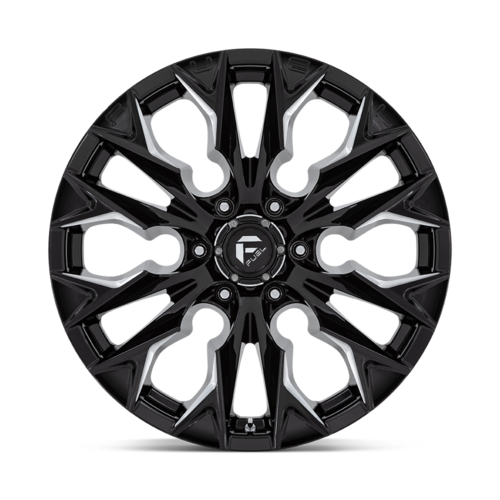 Fuel 1PC D803 Flame 20x9 Gloss Black Milled Wheels with 6x139.7 Bolt Pattern and +20 Offset