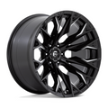 Fuel 1PC D803 Flame 22x12 Gloss Black Milled Wheel with -44mm Offset and 6x139.7 Bolt Pattern