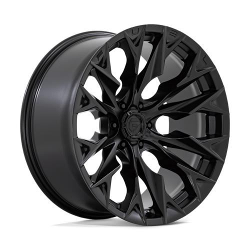 Fuel 1PC D804 Flame 22x10 Blackout Off-Road Wheel with 6x135 Bolt Pattern and -18 Offset