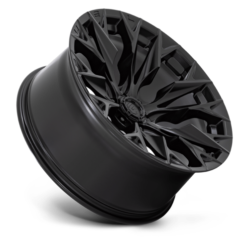 Fuel 1PC D804 Flame 22x10 Blackout Off-Road Wheel with 6x135 Bolt Pattern and -18 Offset
